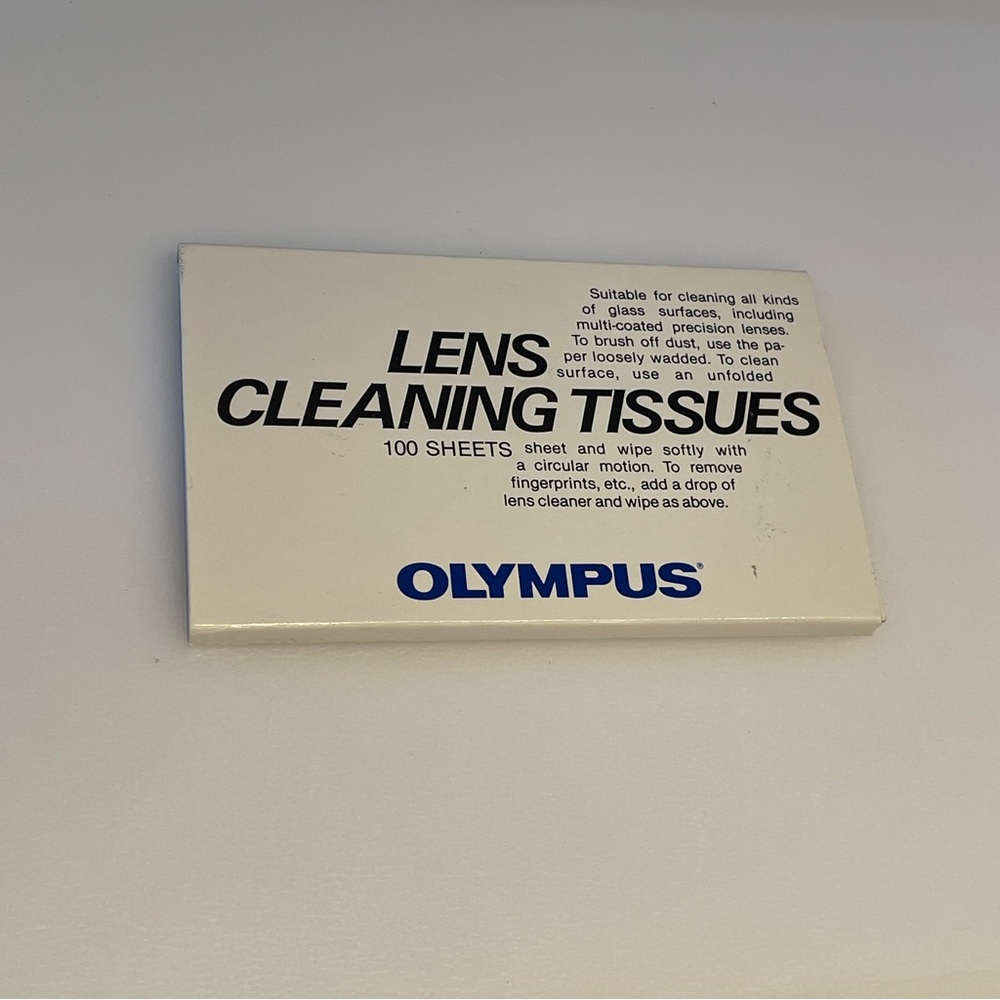 NEW Panasonic lens cleaning tissues made in japan